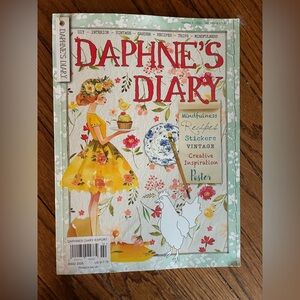 Daphne’s Diary Illustrated Journal - Floral Yellow Cover